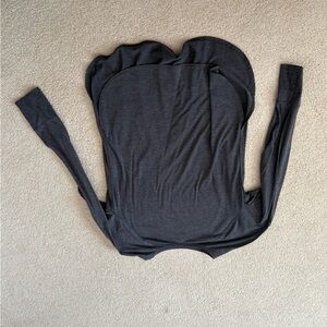 Tek Gear Charcoal Gray Long Sleeve Top